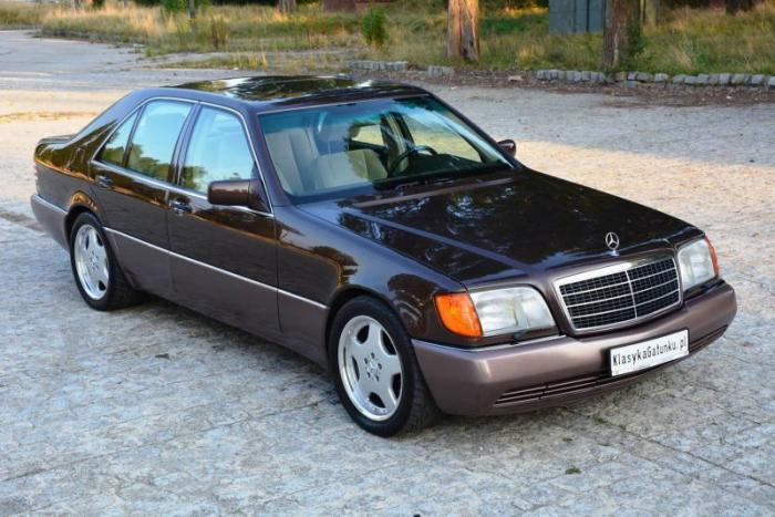 Mercedes W140 500SE 1992 Nutria с велюровым салоном