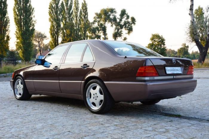 Mercedes W140 500SE 1992 Nutria с велюровым салоном