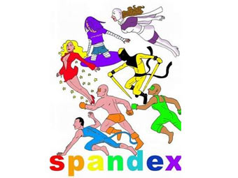 Герои комикса Spandex