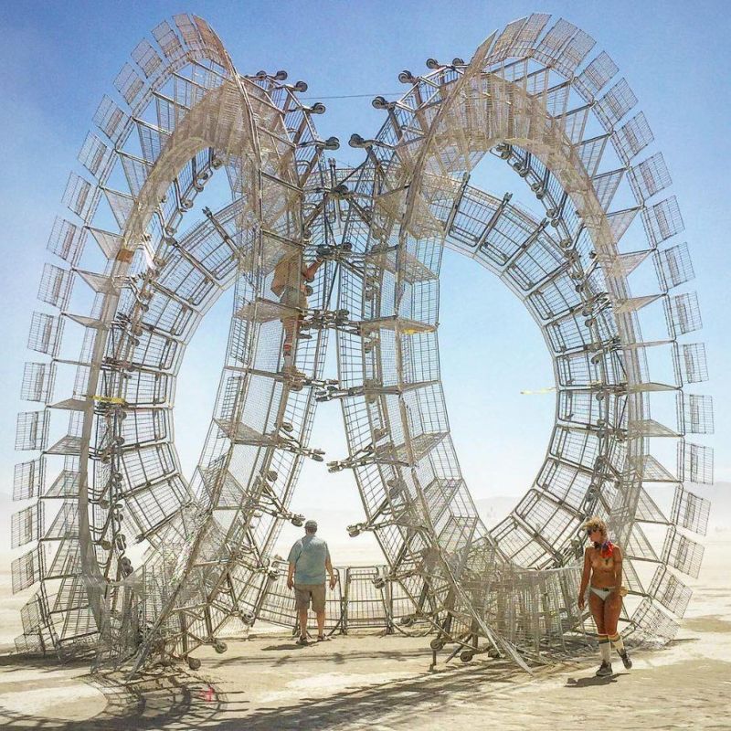 Яркие персонажи фестиваля Burning Man 2018