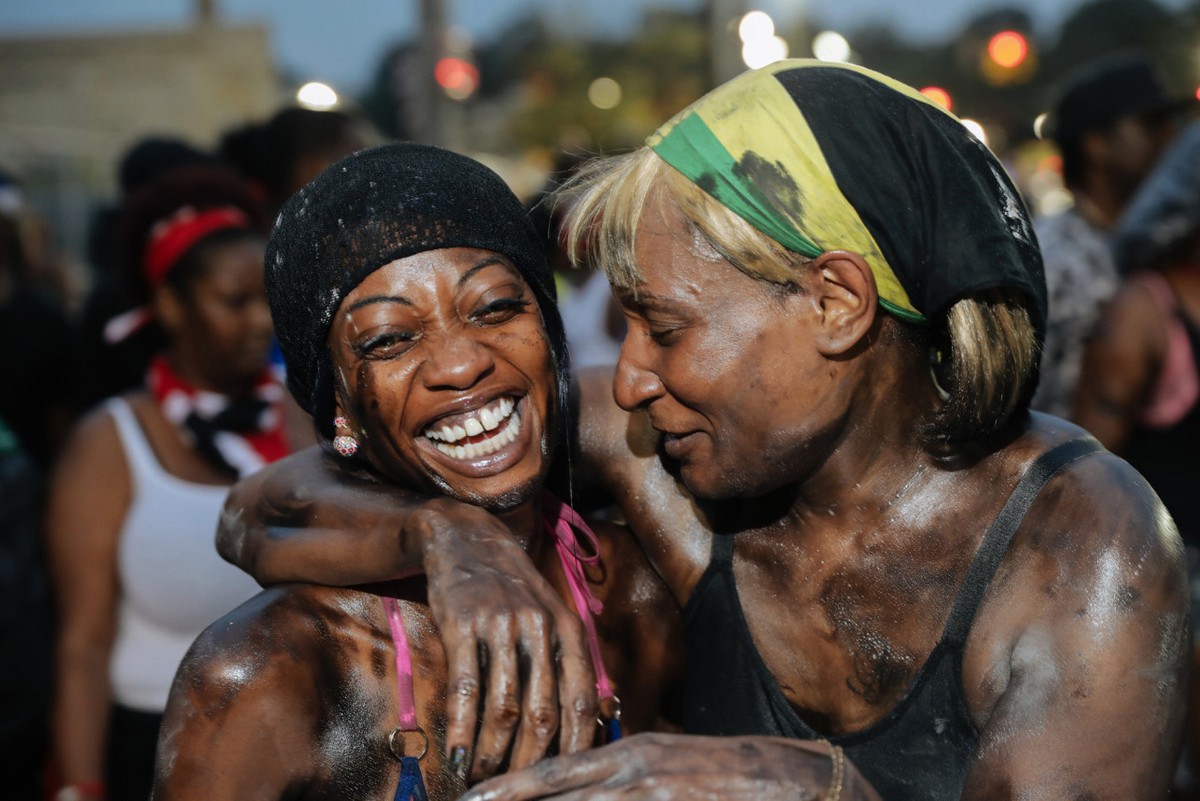 Ежегодный карнавал J'Ouvert Festival в Бруклине