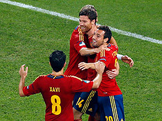 Испанцы всю ночь праздновали победу сборной на Евро-2012