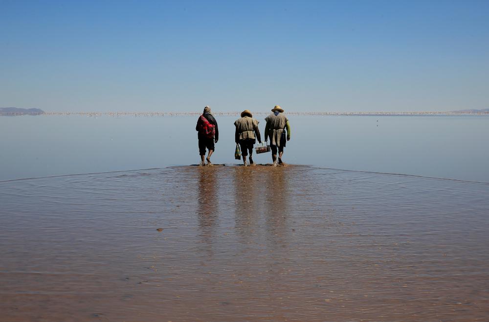 В Боливии озеро практически исчезло из-за изменения климата