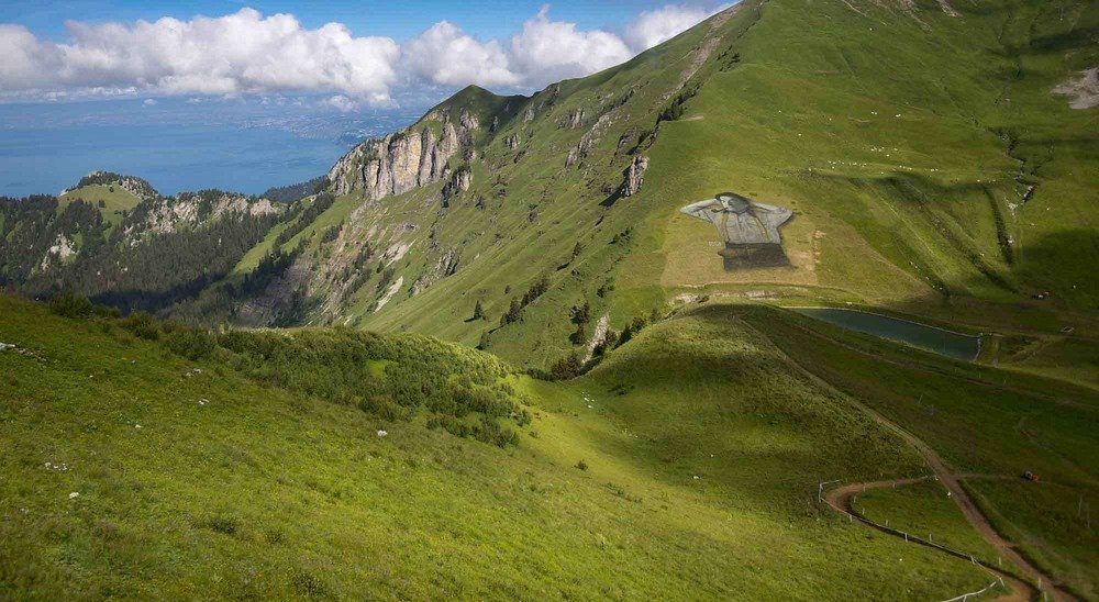 Недолговечный лэнд-арт от Гийома Легро