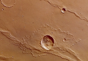 На Марсе обнаружили необычный кратер