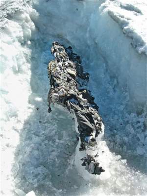 Необычные артефакты, найденные в ледниках. Фото