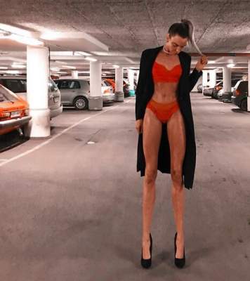 Шведка, покорившая Instagram очень длинными ногами. Фото