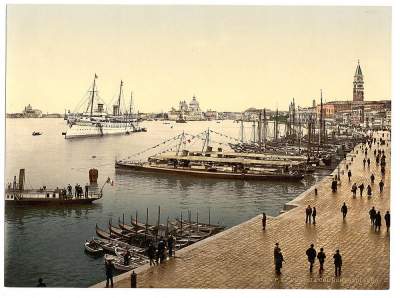 Венеция в первых цветных снимках. Фото