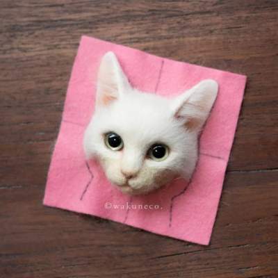 Невероятно реалистичные 3D-портреты кошек. Фото