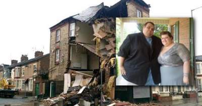 Жаркая ночь: парочка, страдающая ожирением, разрушила трехэтажный дом