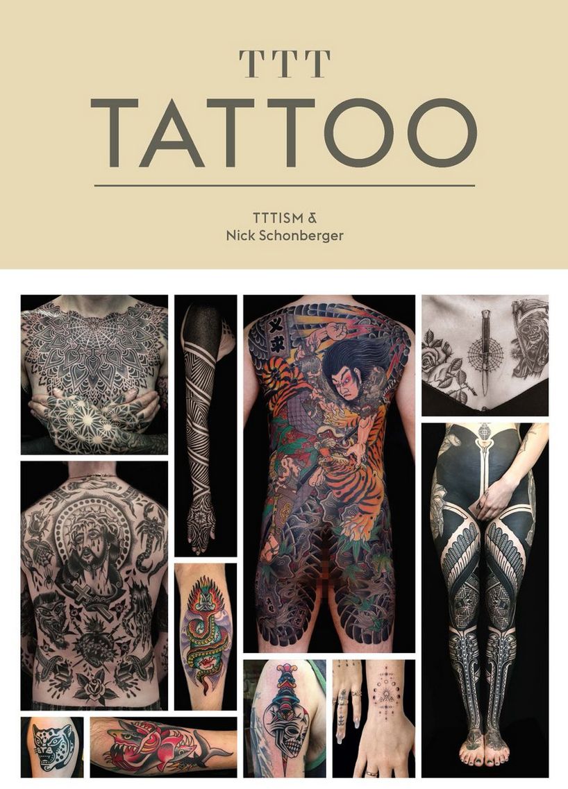 Собрание впечатляющих татуировок в книге TTT: Tattoo