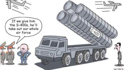 Карикатура израильского художника на российское оружие в Сирии набирает популярность