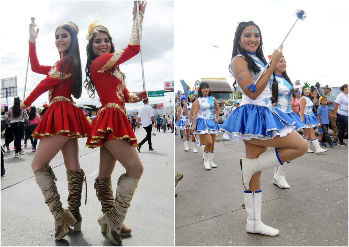 Яркий карнавал в честь 440-летия Тегусигальпа