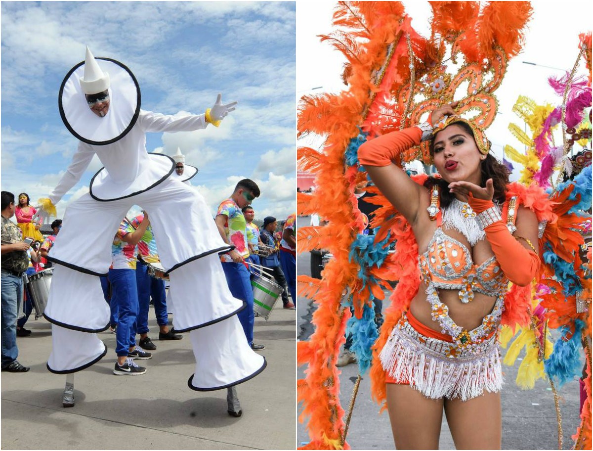 Яркий карнавал в честь 440-летия Тегусигальпа