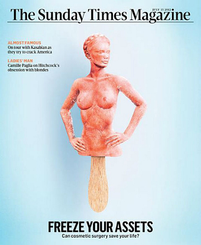 Полуобнажённый образ Тимошенко украсил обложку британского журнала