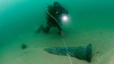 У берегов Португалии нашли корабль, затонувший 400 лет назад. Фото 