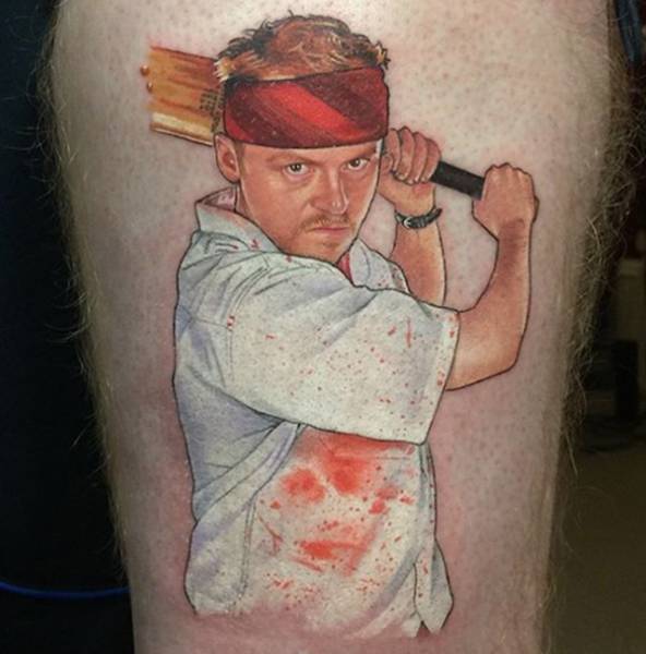 Фото: Потрясающие татуировки с изображением известных героев (Фото)