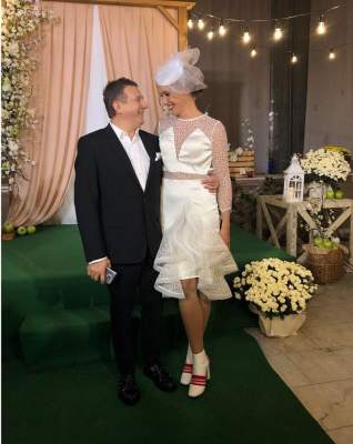 Украинская ведущая покрасовалась в оригинальном свадебном платье