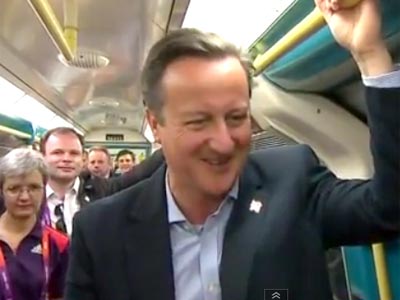 Премьер Британии ездит на Олимпийские игры в метро