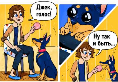 Эти комиксы оценят все владельцы собак