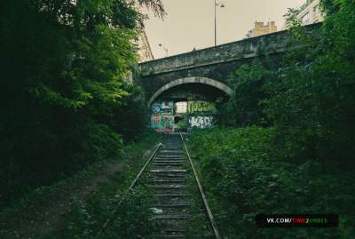 Эта заброшенная железная дорога в Париже привлекает много туристов. Фото