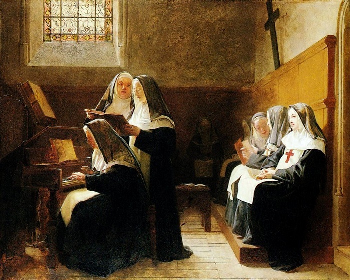 Бегинки - женщины, маскировавшиеся под монахинь