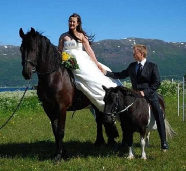 Креативные и необычные свадебные фотографии