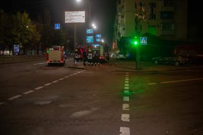 В центре Киева пылал ресторан