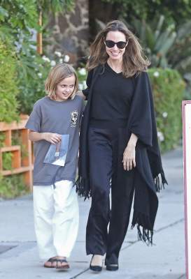 Одно лицо: Анджелина Джоли похвасталась подросшей дочерью