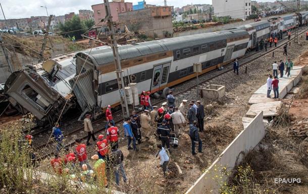 В Марокко сошел с рельсов поезд, есть жертвы. ФОТО
