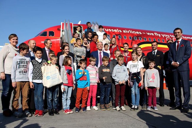 Первый рейс бельгийского лоукостера Red Devils Trident вылетел из Борисполя, - Омелян 04