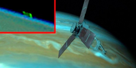 В Сеть попал фотоснимок с кораблем пришельцев на Юпитере