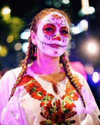 "День мертвых" в Мексике в ярких снимках. Фото