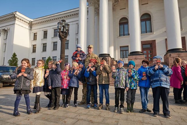 Проект для детей ARTПЕРЕМИР’Я стартовал на Донбассе, - пресс-центр ОС 03