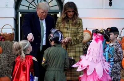 Соцсети высмеяли «праздничный» костюм Трампа на Хэллоуин