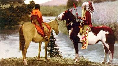 Индейцы в уникальных цветных ретро-снимках. Фото