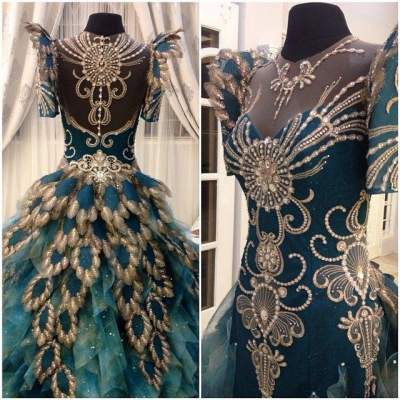 Филиппинский дизайнер создает платья, похожие на произведения искусства. Фото