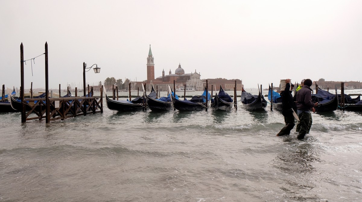 Венеция оказалась под водой