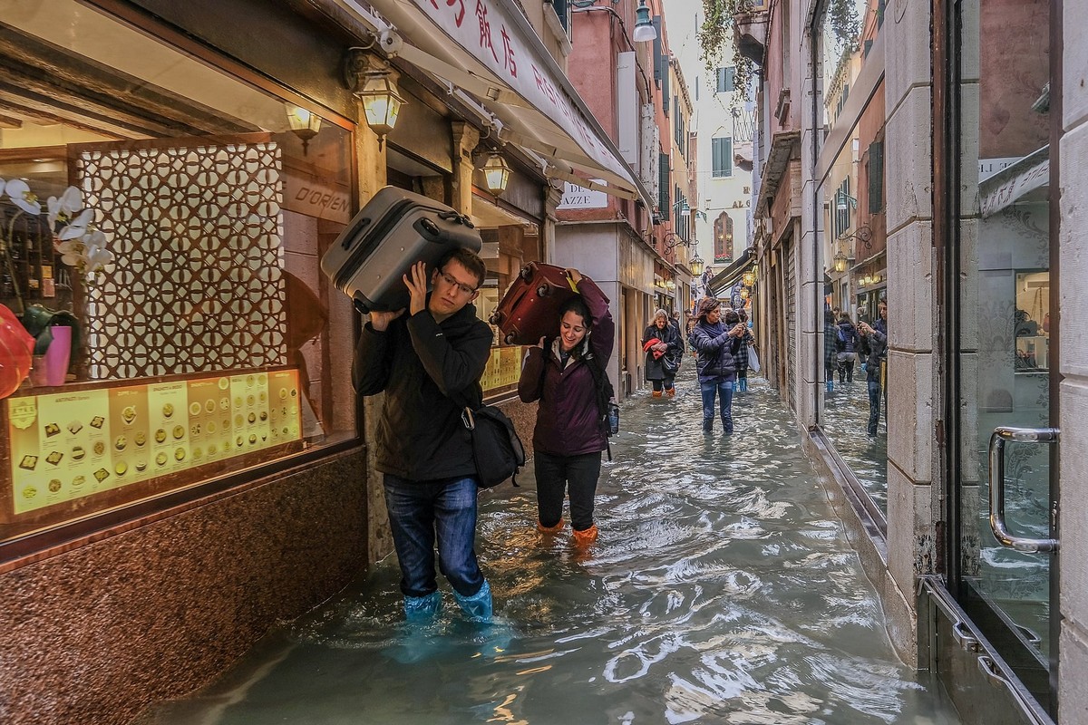 Венеция оказалась под водой