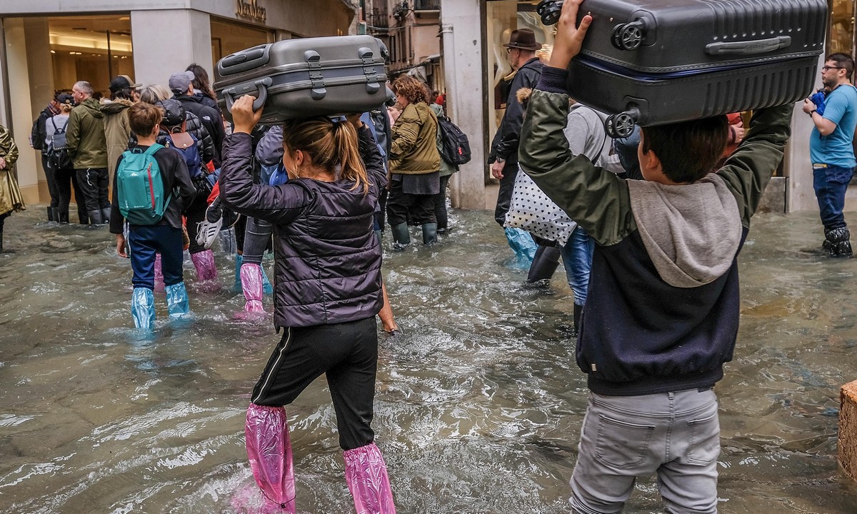 Венеция оказалась под водой