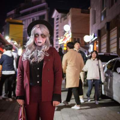 Празднование Хэллоуина в Южной Корее. Фото