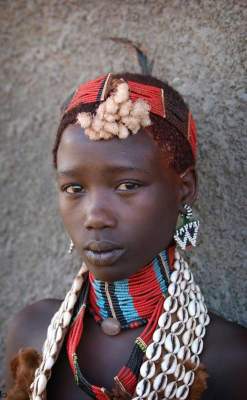 Необычная красота девушек из Африки. Фото