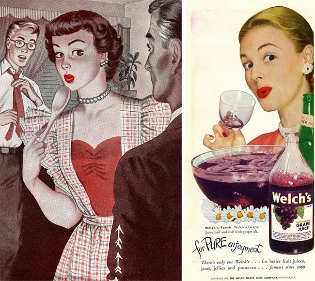Уууу лицо - модный западный тренд 1950-х годов