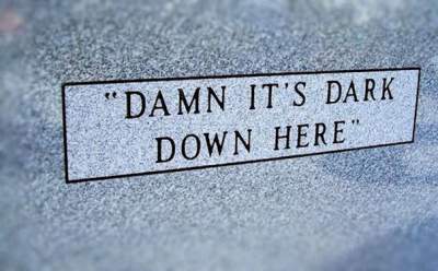 Забавные надписи на американских надгробиях. Фото