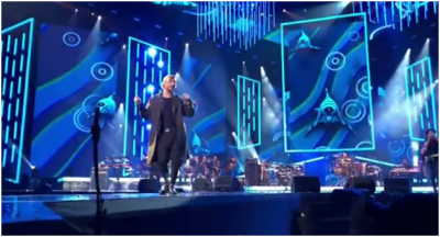 Известный украинский певец "зажег" на концерте в Москве