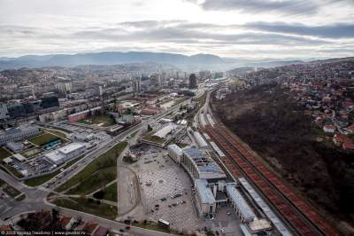 Сараево с высоты птичьего полета. Фото
