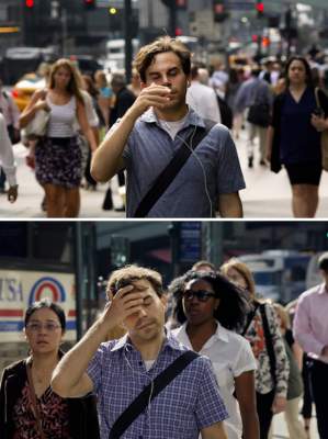 Удивительные совпадения в снимках жителей Нью-Йорка. Фото