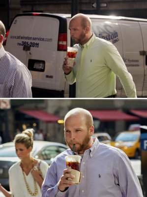 Удивительные совпадения в снимках жителей Нью-Йорка. Фото