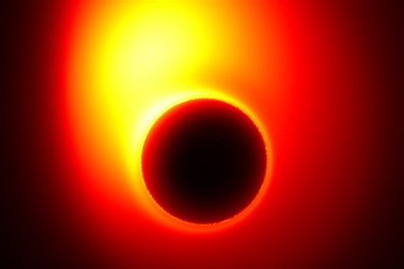 Астрономы впервые сфотографировали черную дыру в газовом облаке
