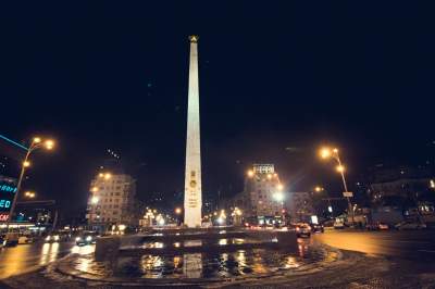Киевская площадь Победы с высоты птичьего полета. Фото 